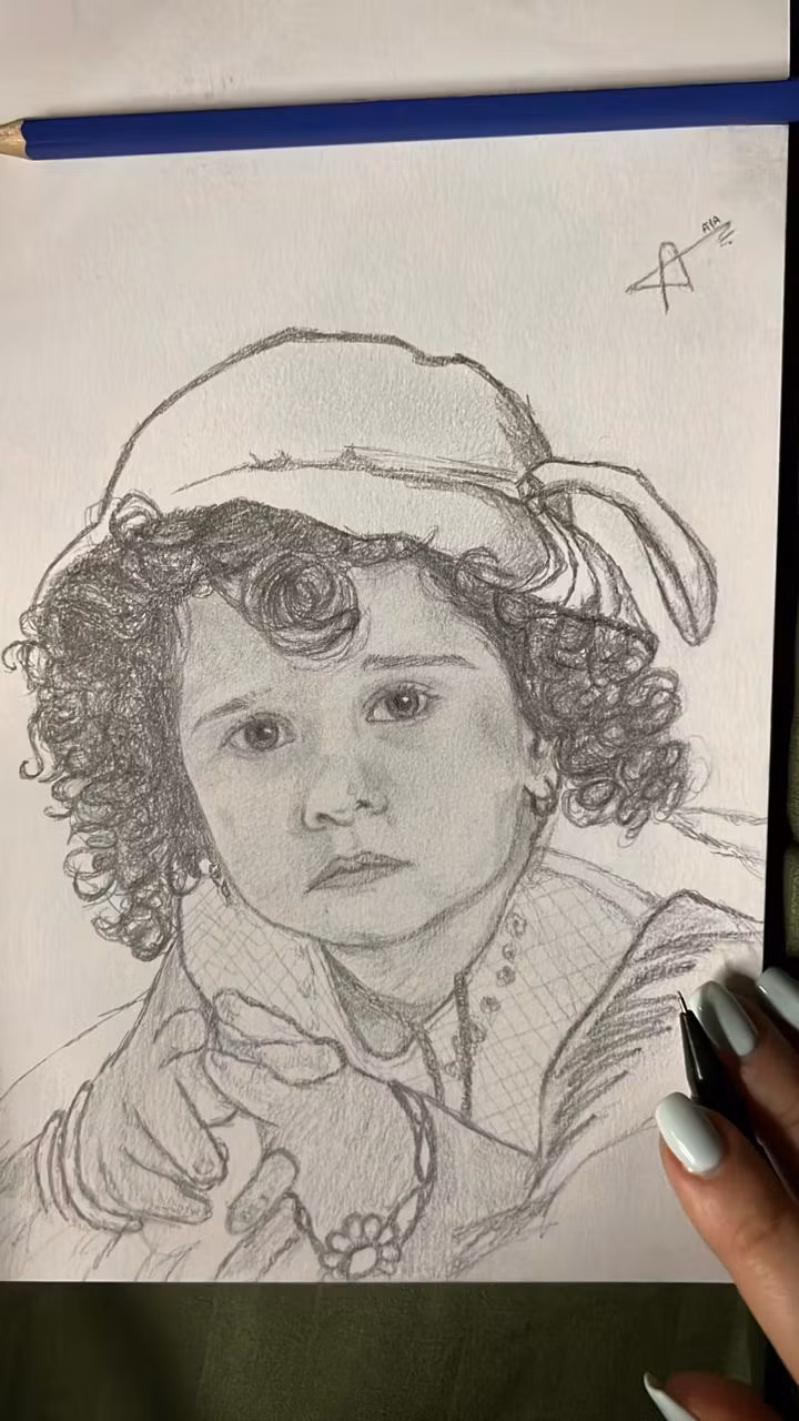 Custom Portrait — Pencil & Charcoal