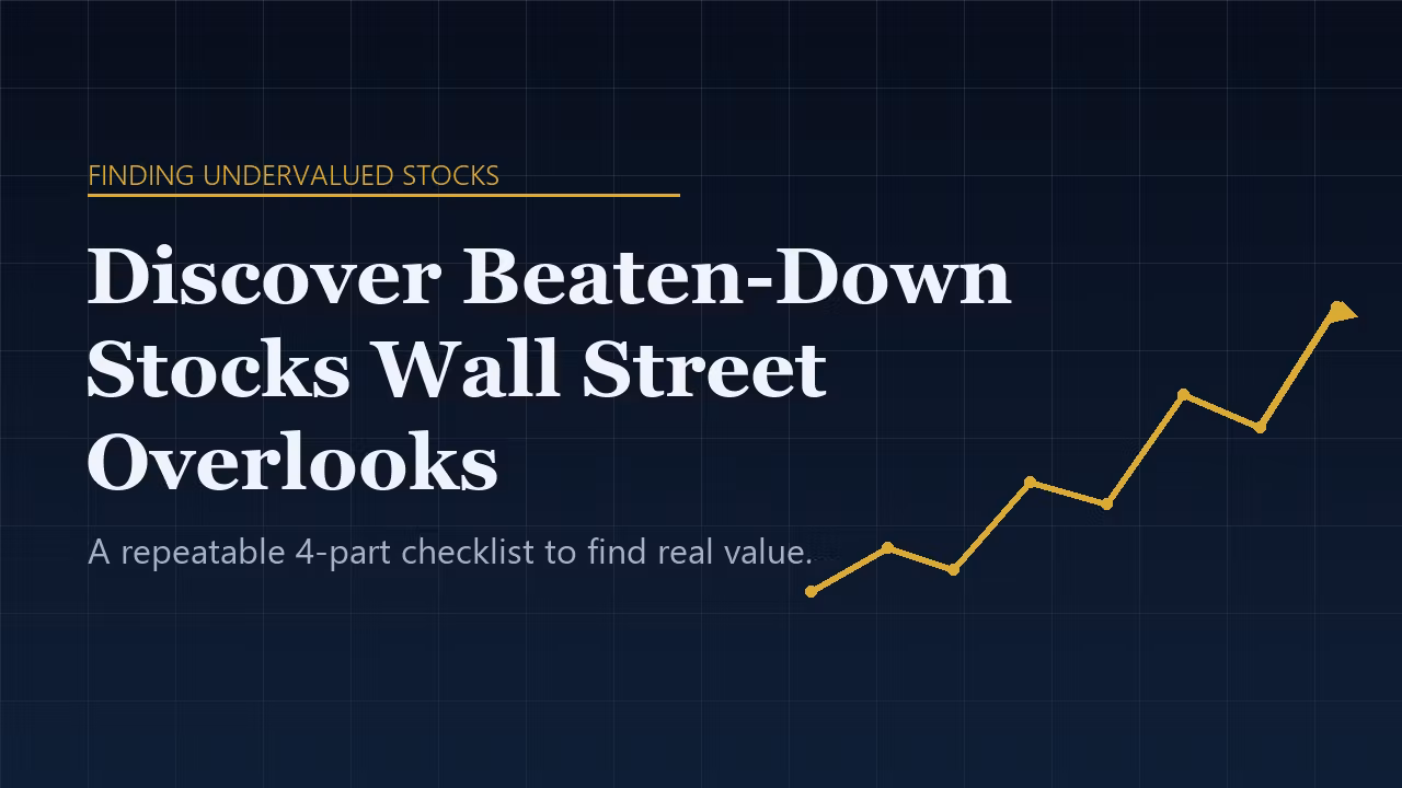Find Undervalued Stocks