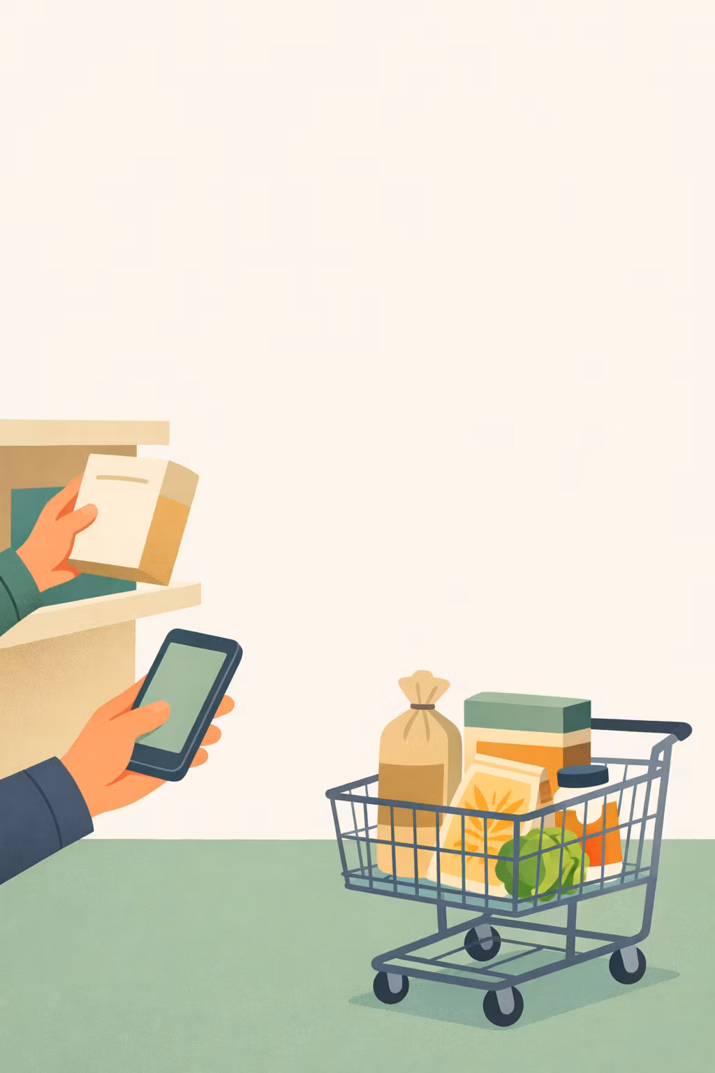 Safe Grocery Shopping for Newly Diagnosed Adults