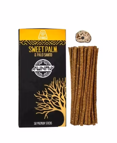 Sweet Palm & Palo Santo premium incense (50 sticks), Balance, strength, and…