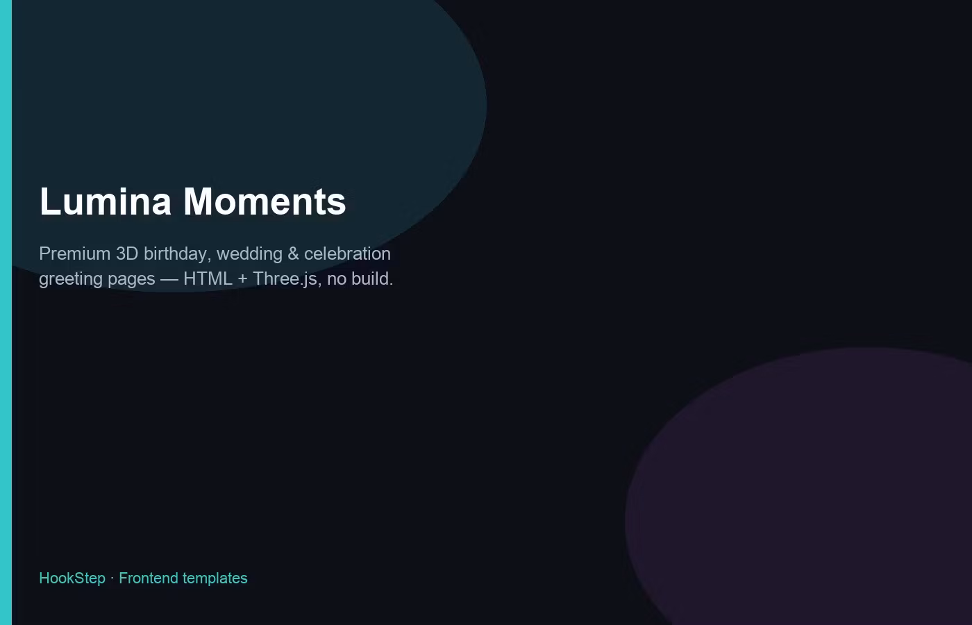 Lumina Moments — 3D Greeting Templates