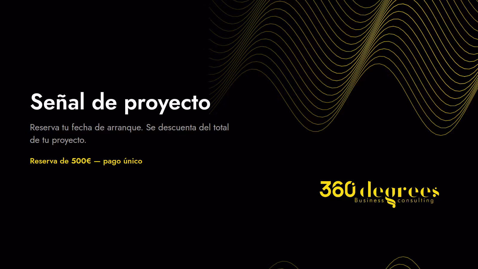 Reserva para Trabajar con 360º
