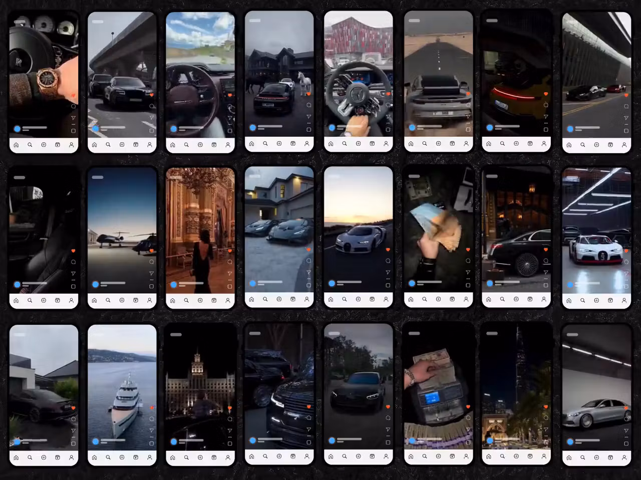 7,000+ Viral Luxury & Lifestyle Reels Bundle