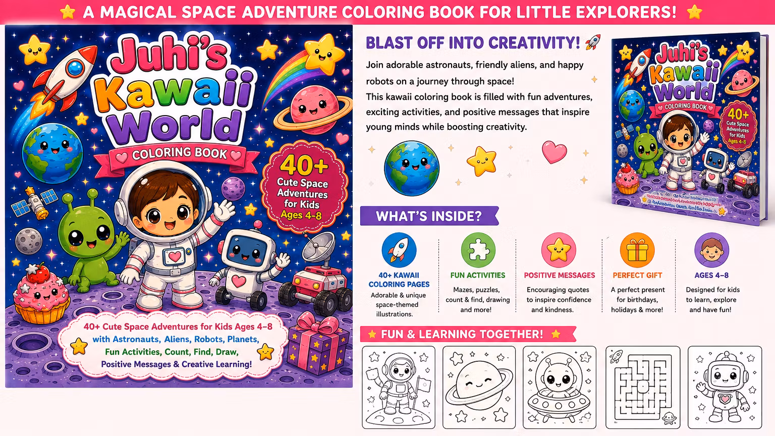 Kids Storybooks & Coloring Bundle