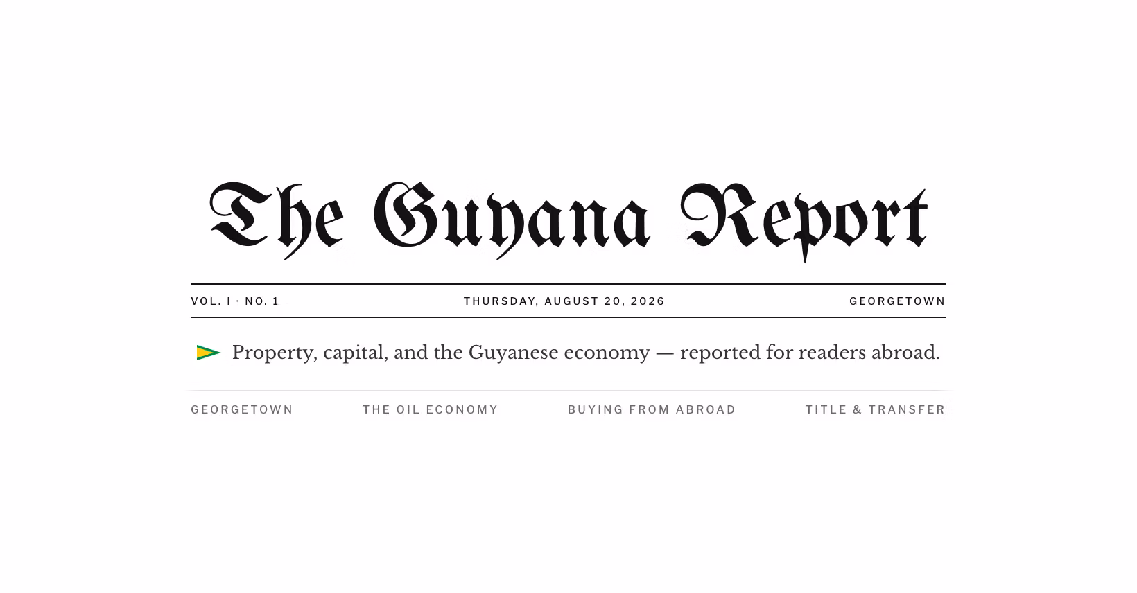 The Guyana Report