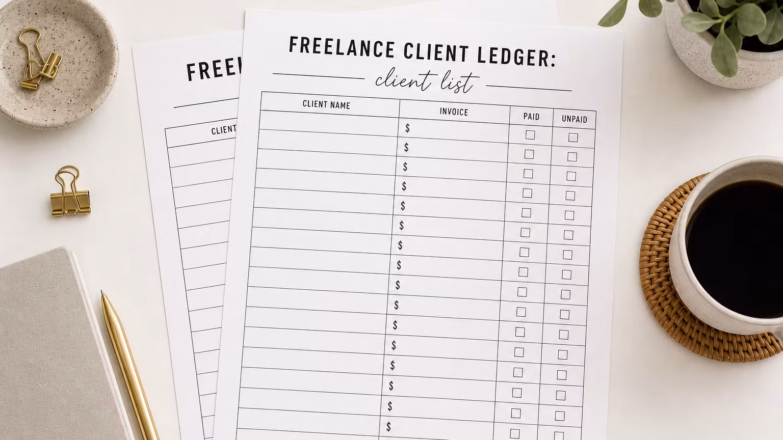 Freelance Client Ledger