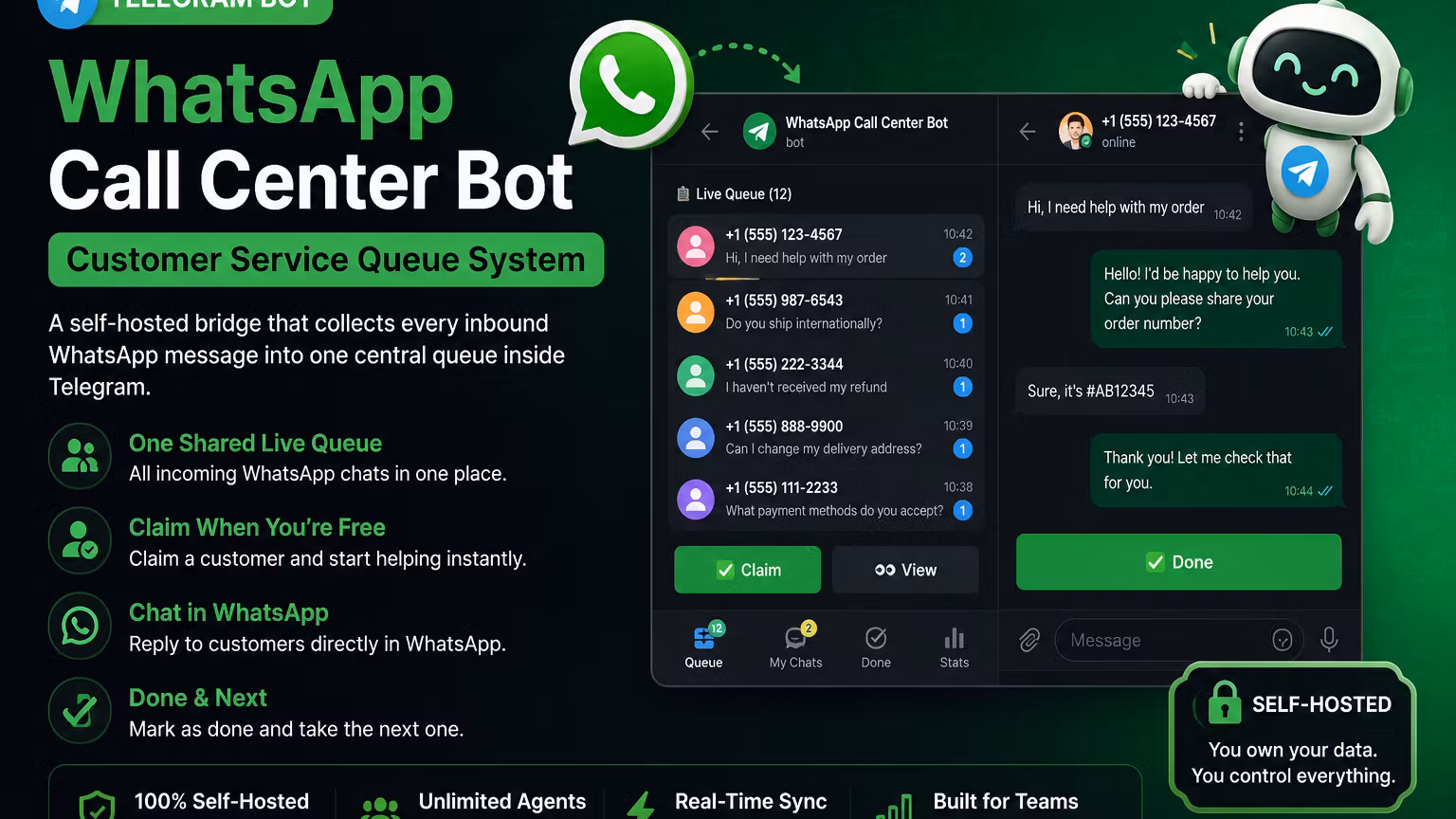WhatsApp Call Center Bot