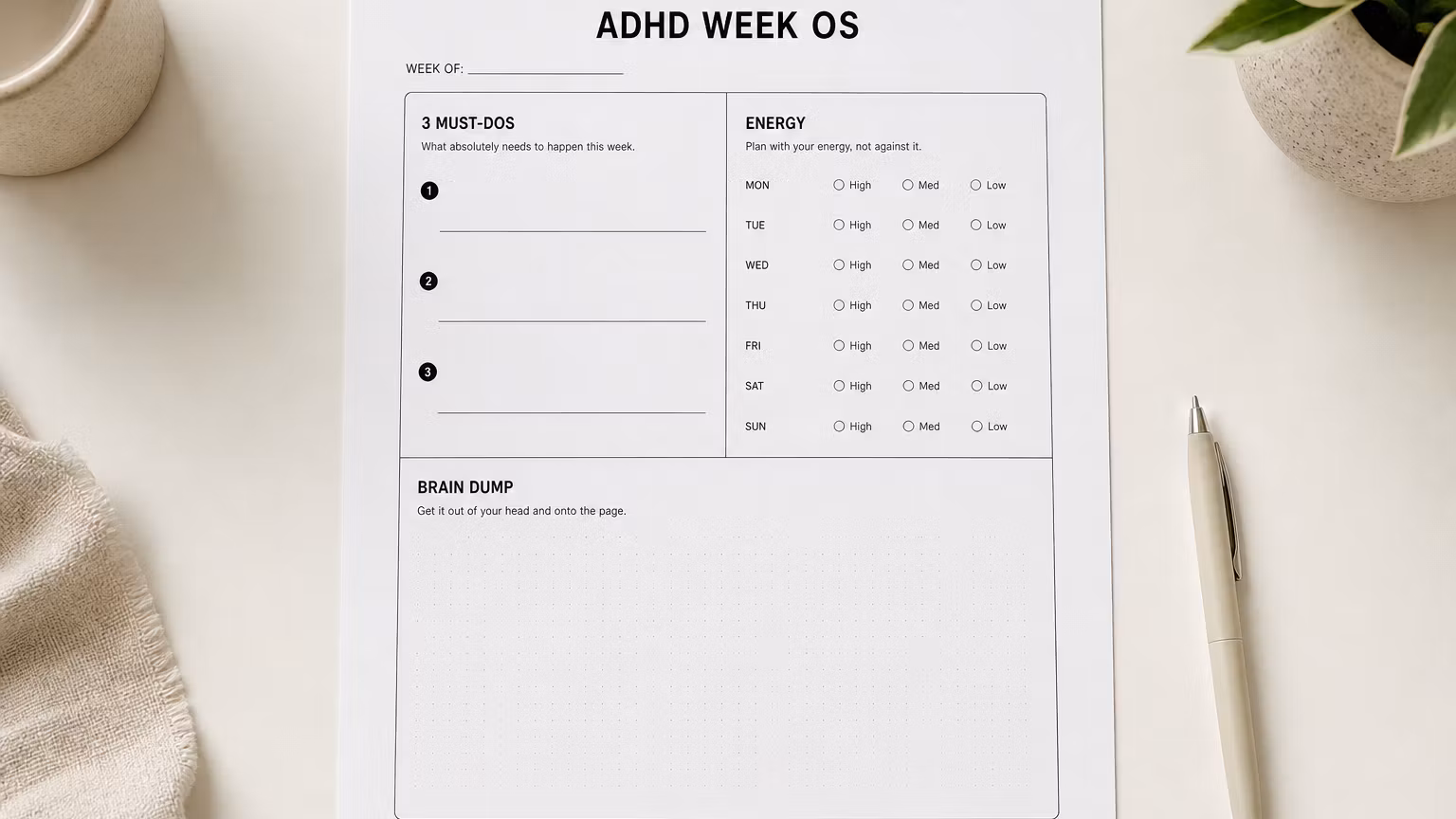 ADHD Week OS
