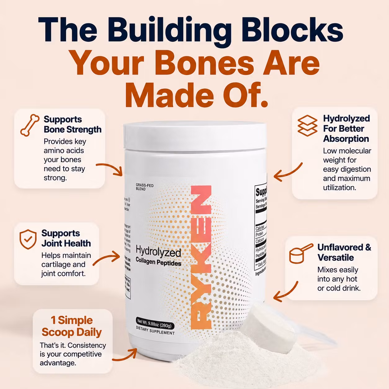 Grass-Fed Hydrolyzed Collagen Peptides