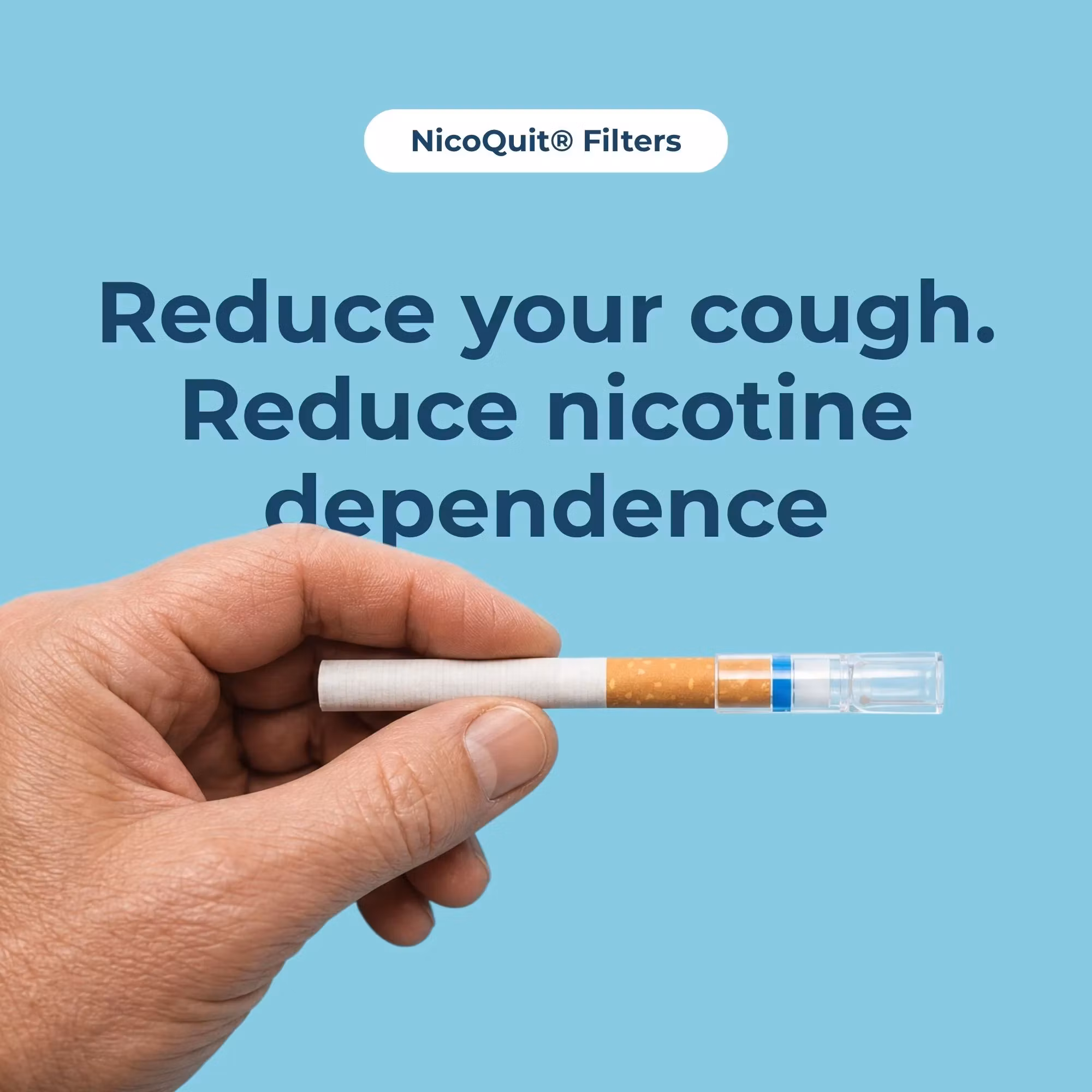 NicoQuit® – Reduce your cough. Reduce nicotine dependence. | Filters Tar & Nicot
