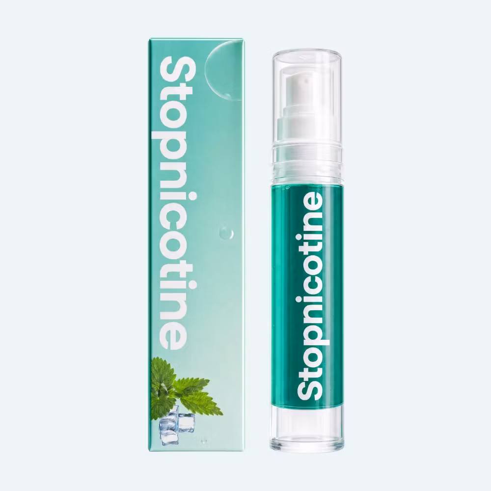 StopNicotine Smile - Fresh breath seconds after smoking | Mint | 10ml & 150+ Spr