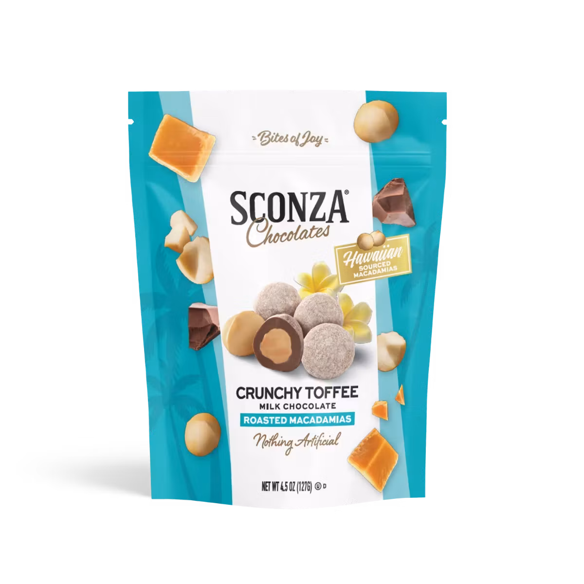 Crunchy Toffee Milk Chocolate Macadamias, 4.5oz