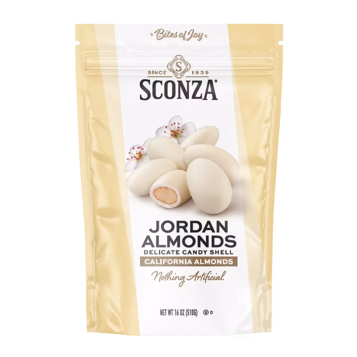 Jordan Almonds, Nothing Artificial, White 16oz