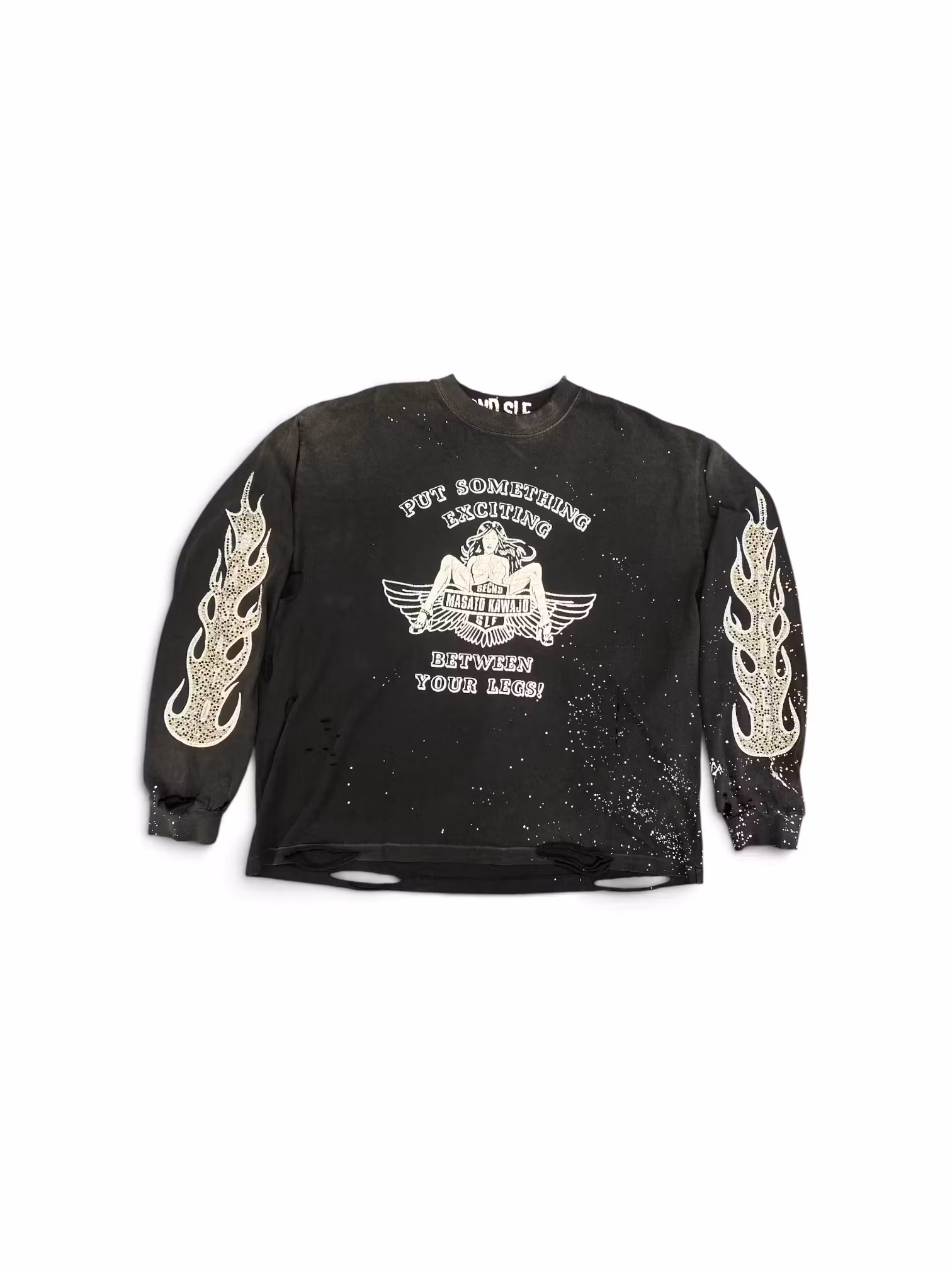 SECNDSLF EXCITING VINTAGE LS x MASATO KAWAJO BLACK