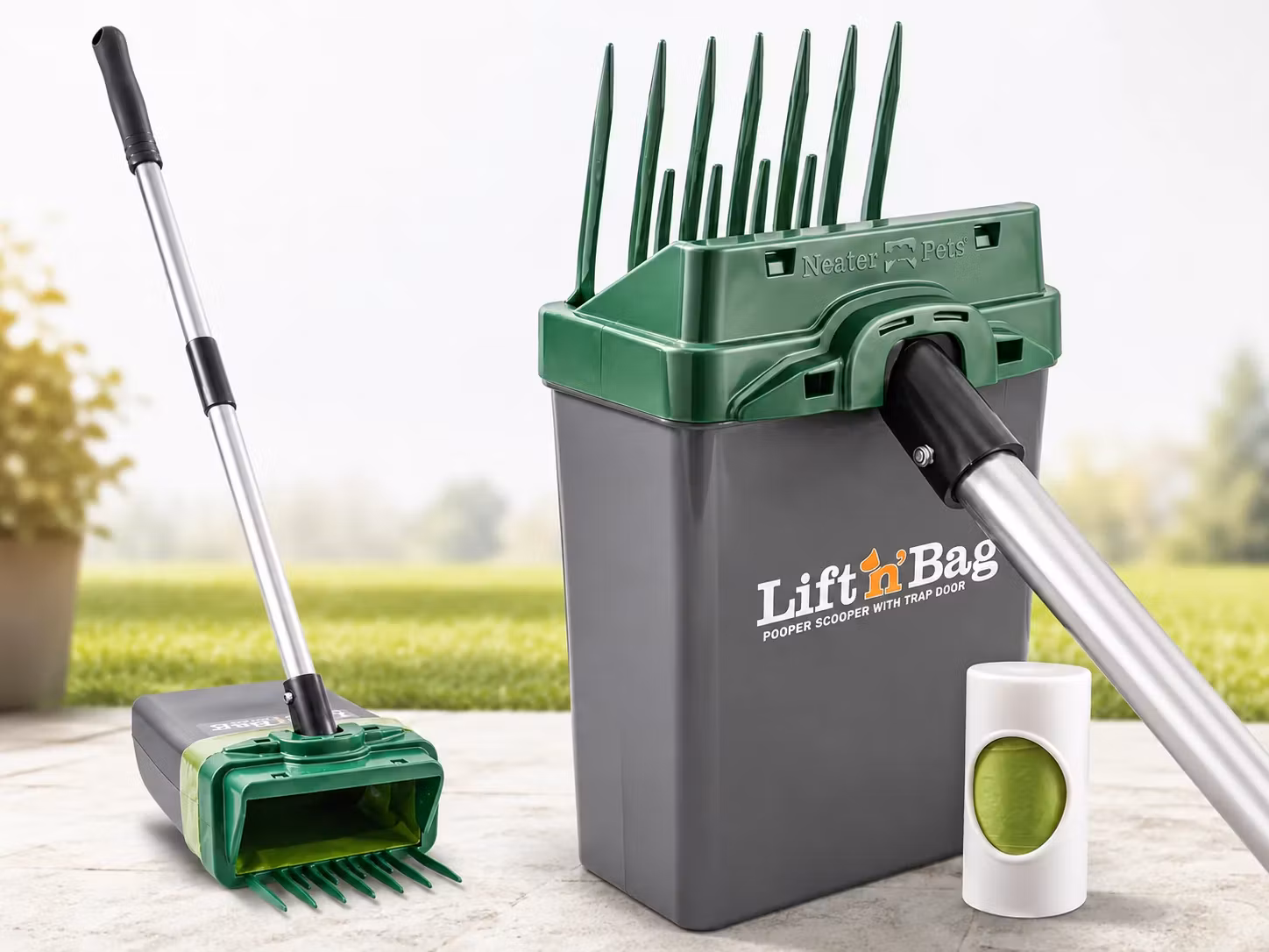 Lift N' Bag 2.0: Scoop-to-Bag Poop Scooper