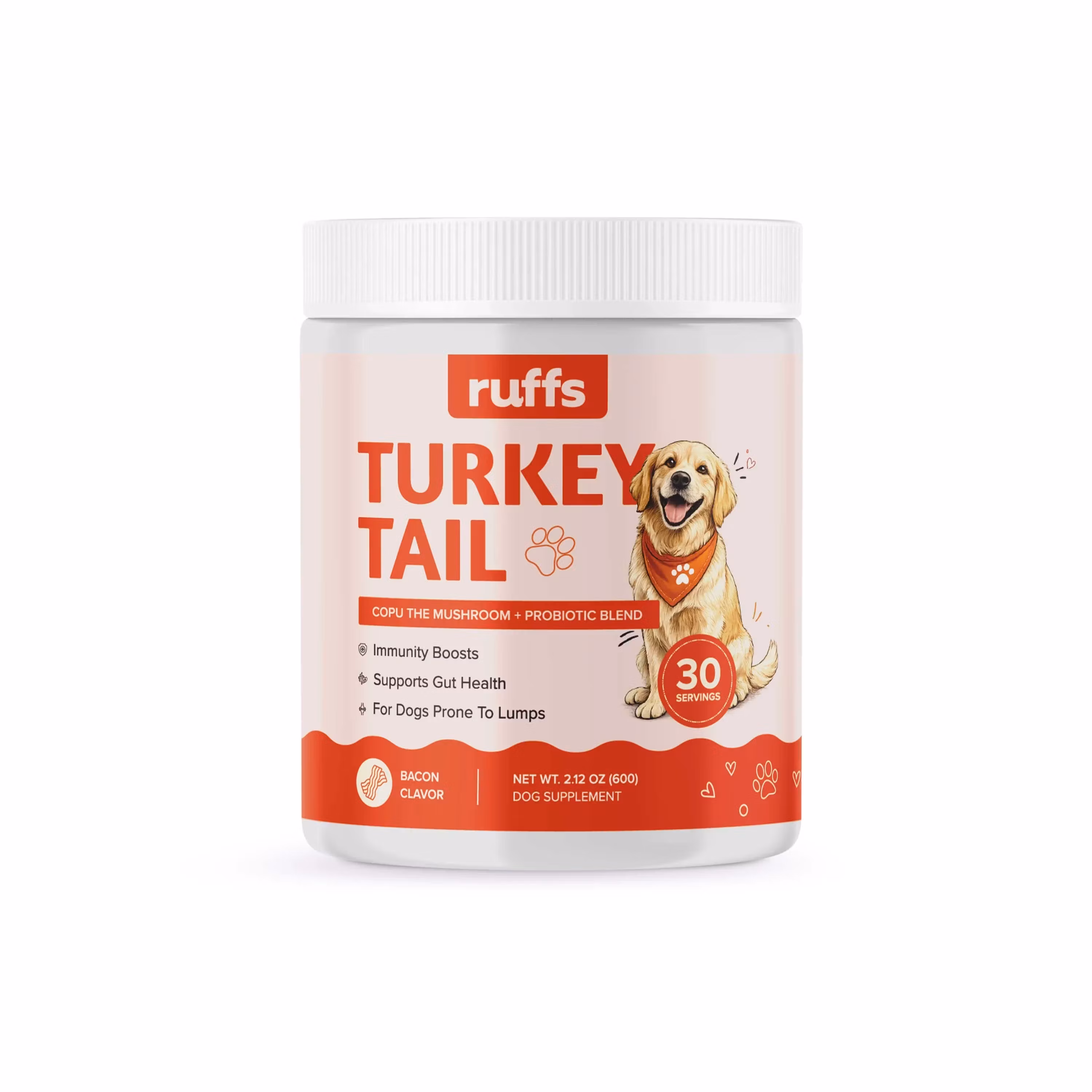 Ruffs™ Turkey Tail Probiotics 60g