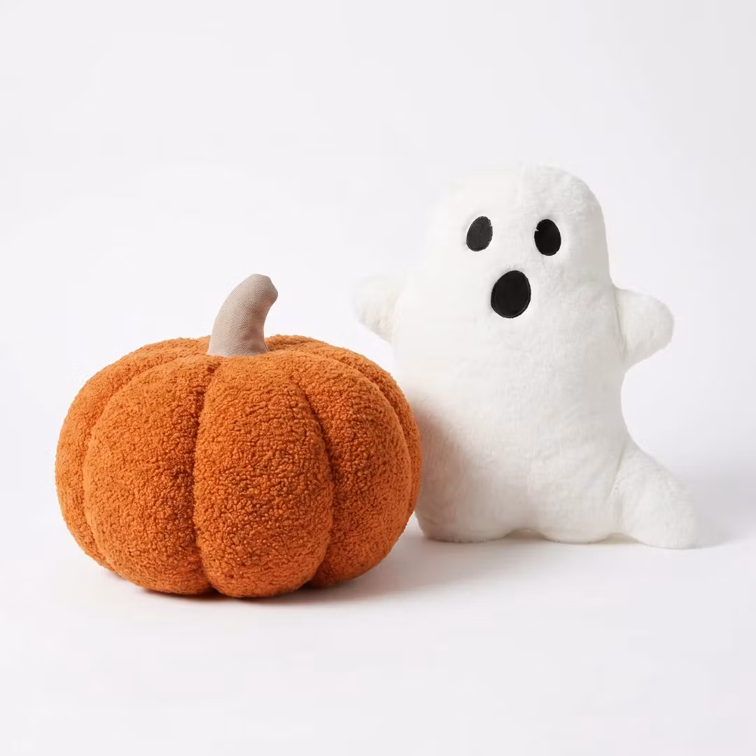 Viral Pumpkin + Ghost Pillow Set