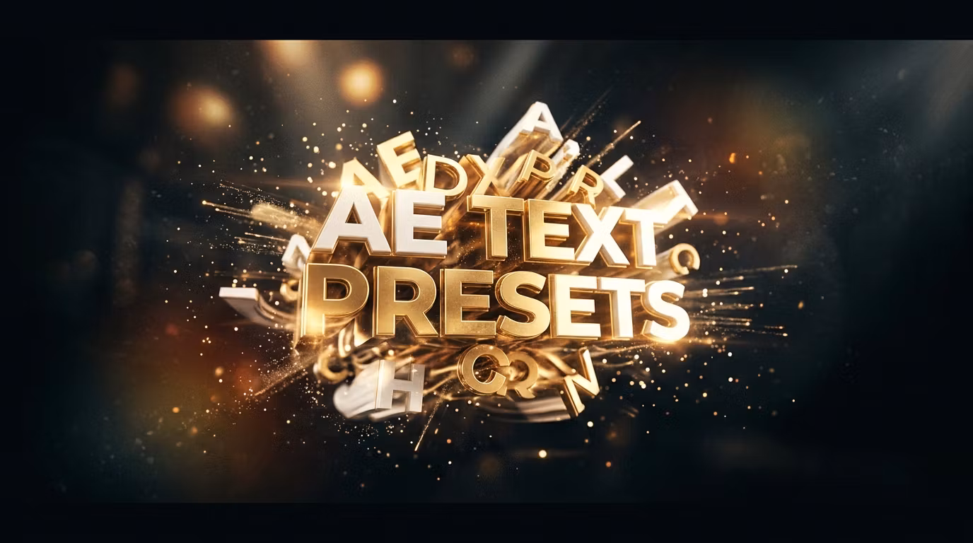 10K Text Presets for After Effects Collection