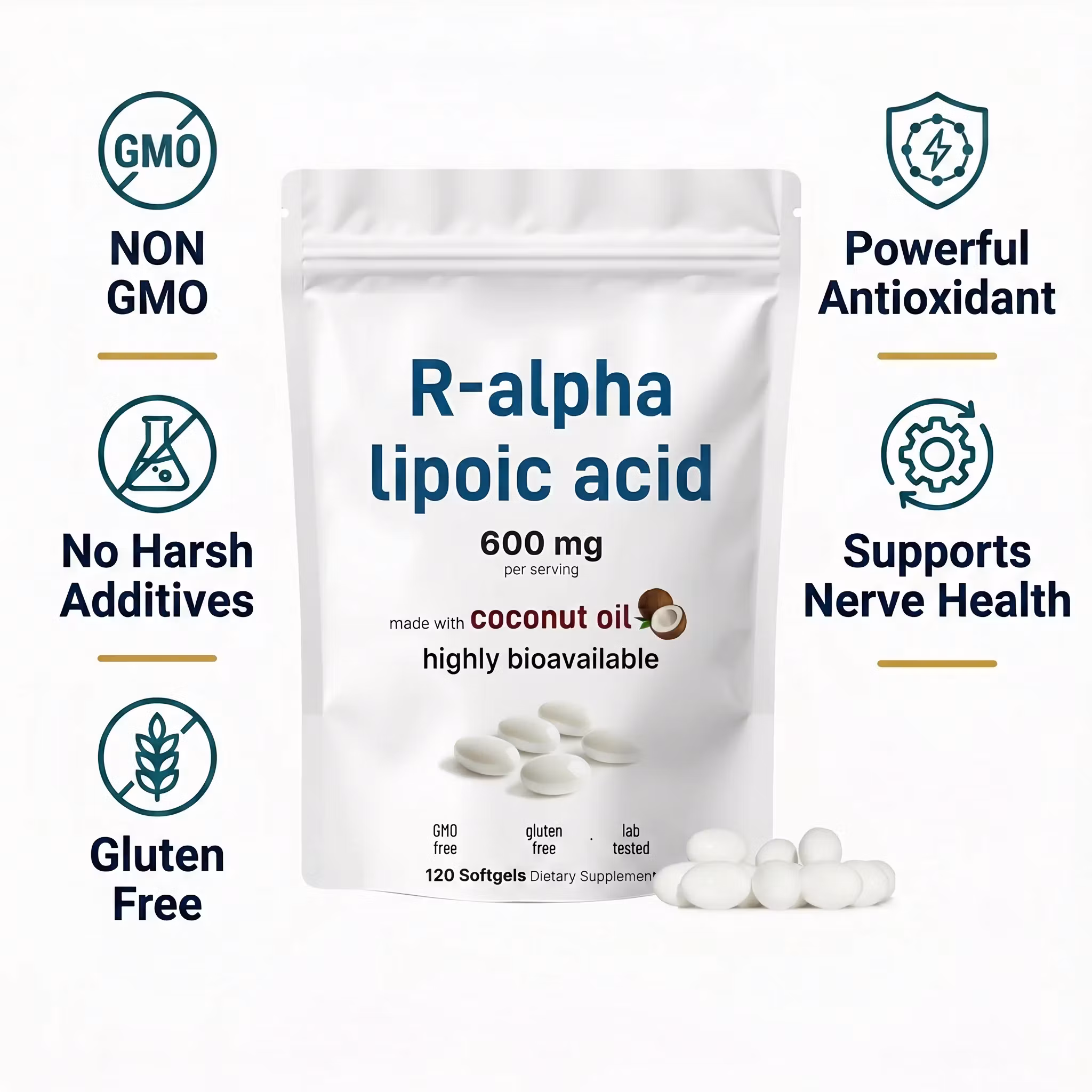 R-Alpha Lipoic Acid Softgel Extracts