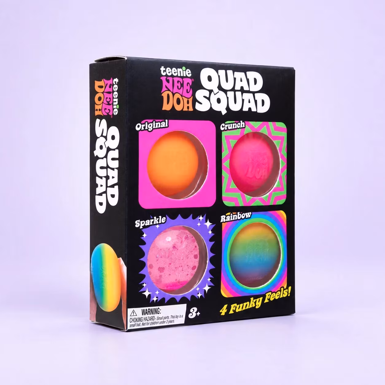 Teenie NeeDoh Quad Squad Multipack
