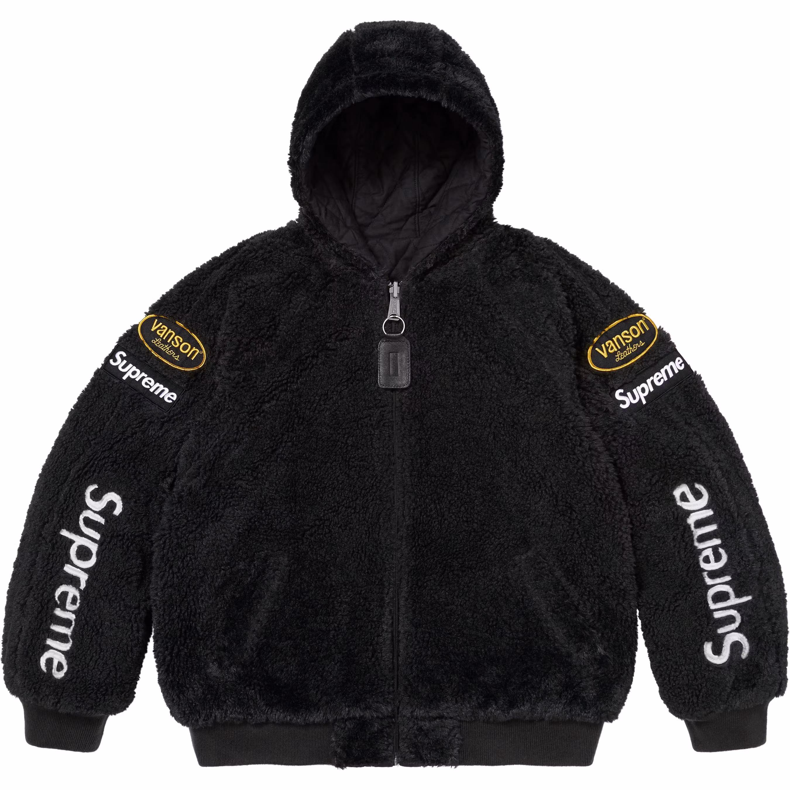 Supreme®/Vanson Leathers® Reversible Quilted Hooded Jacket