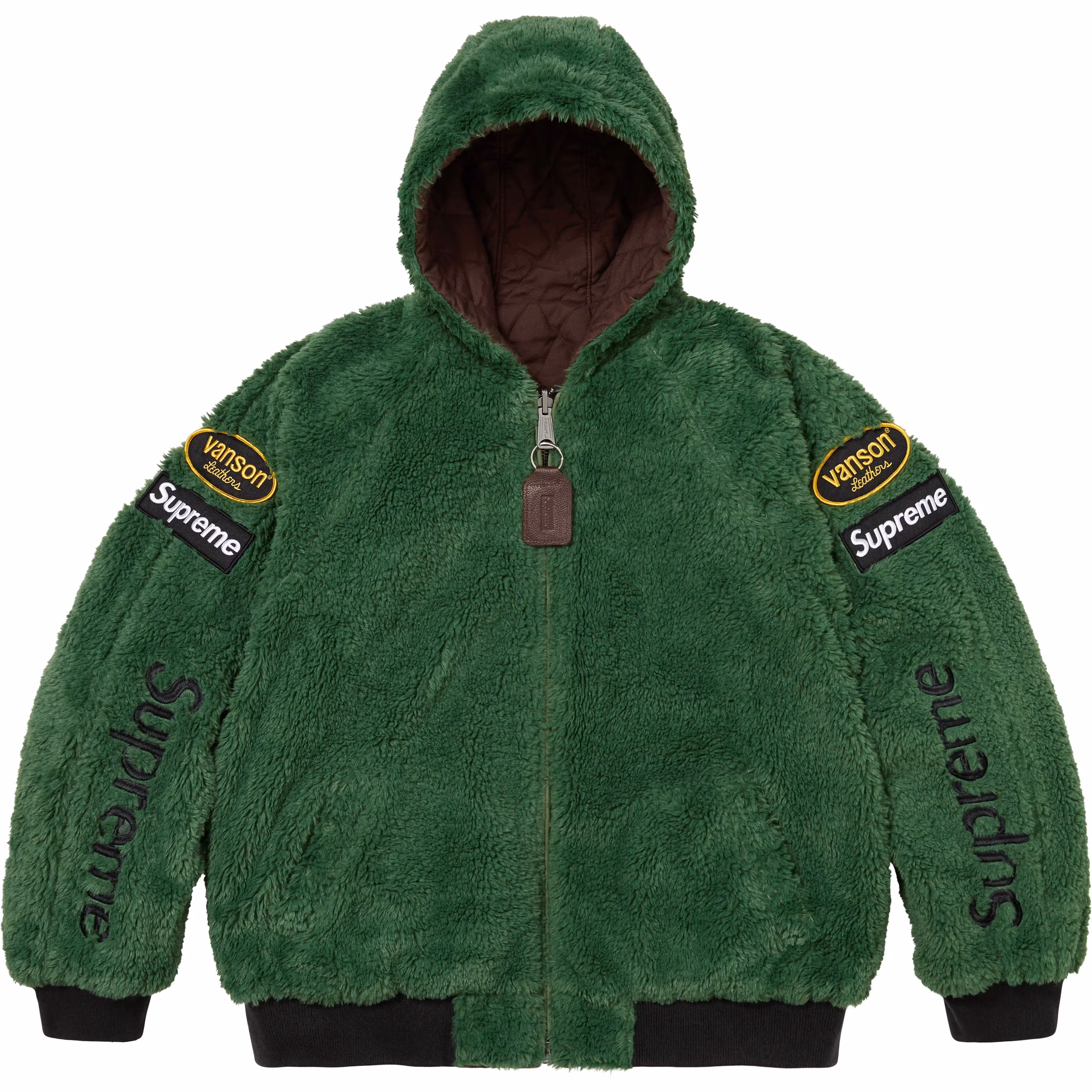 Supreme®/Vanson Leathers® Reversible Quilted Hooded Jacket