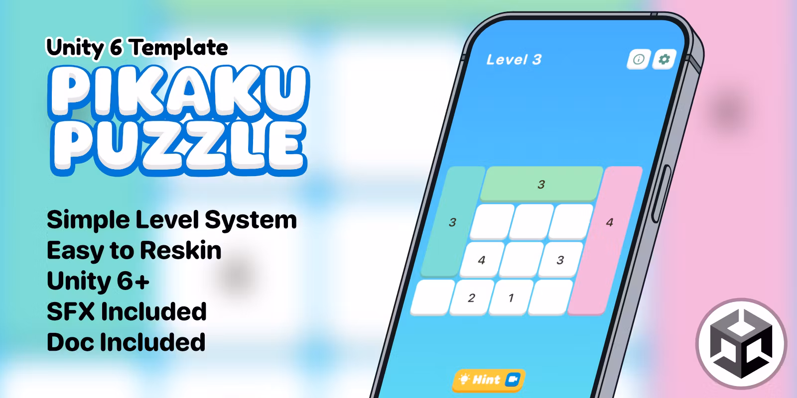 Pikaku Puzzle - Unity Game Template