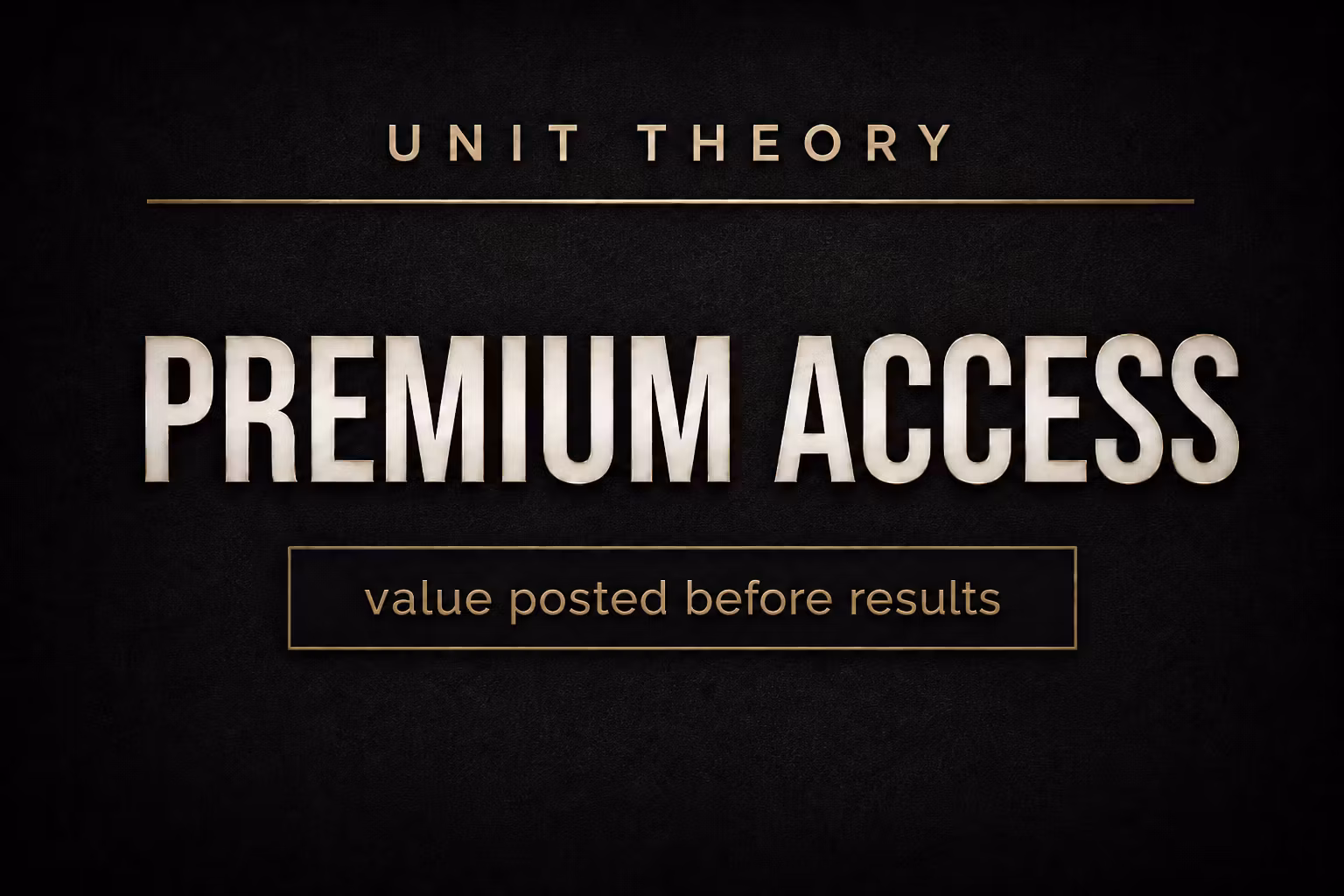 Unit Theory