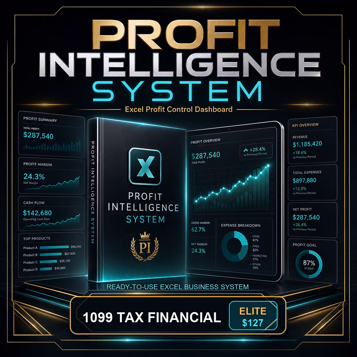 1099 Tax Financial Profit Intelligence System - Elite