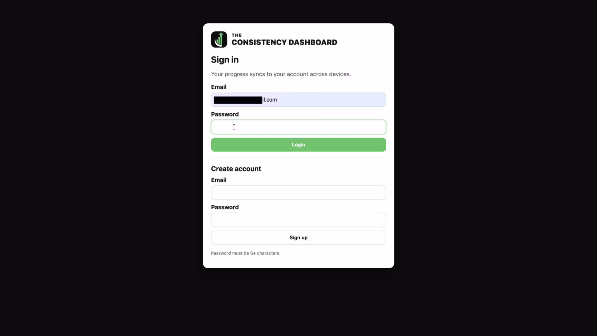 The Consistency Dashboard