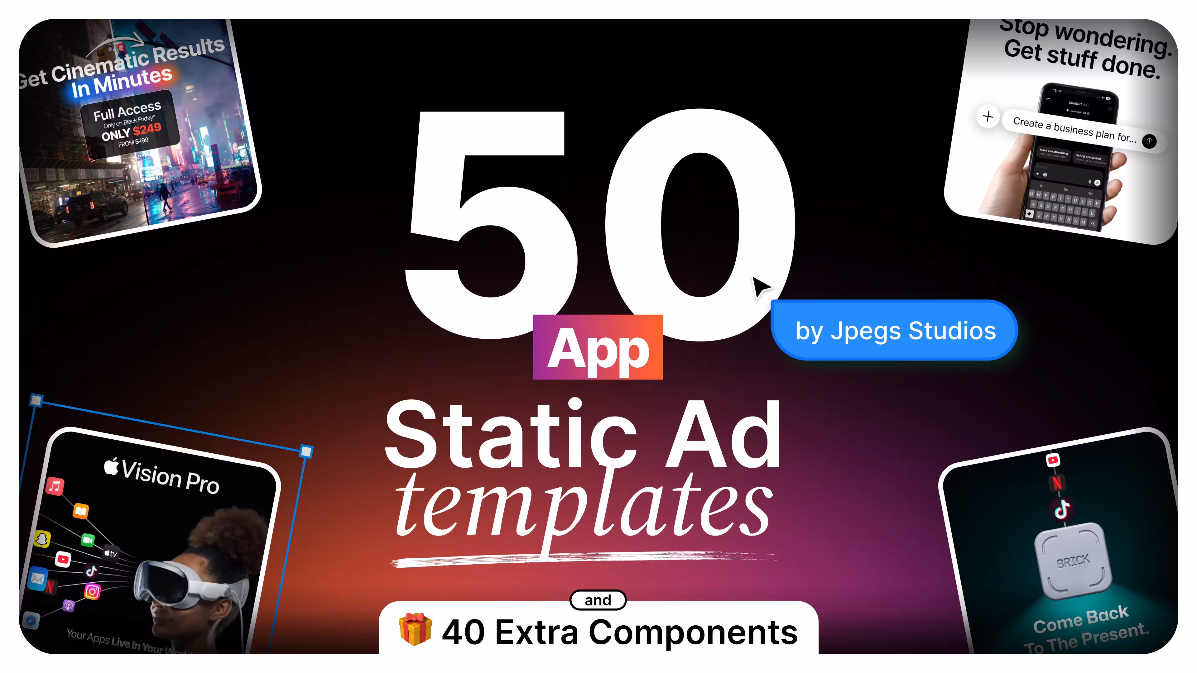50 App Ad Templates