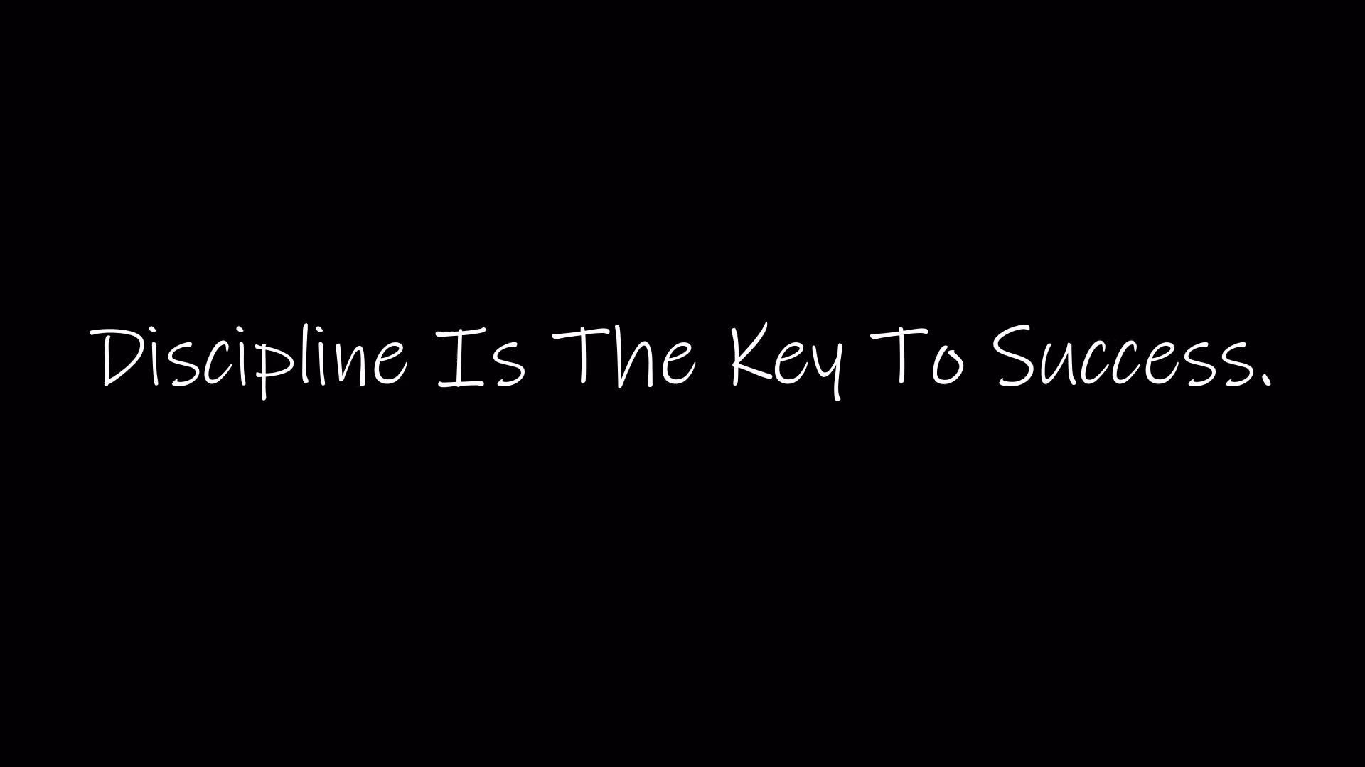 The Discipline Blueprint.