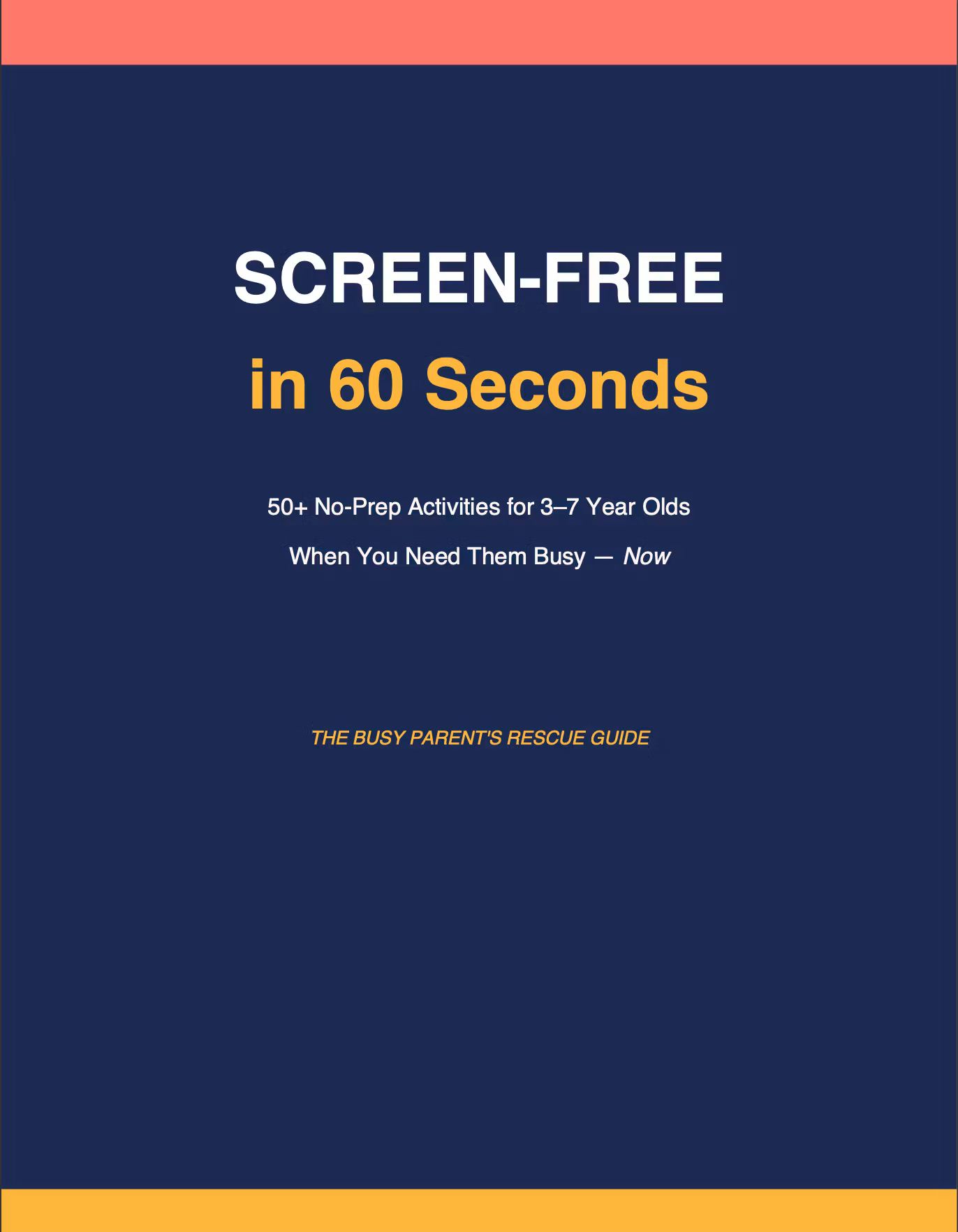 Screen-Free in 60 seconds