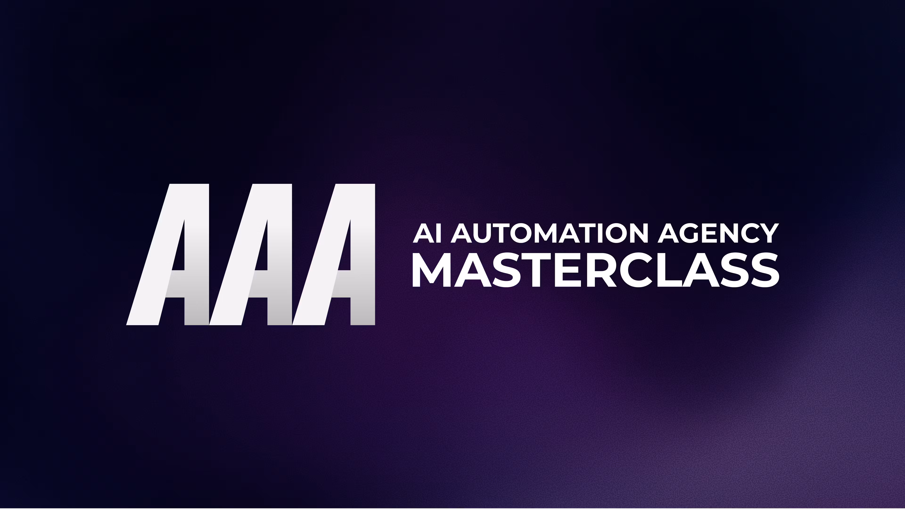 AAA Masterclass