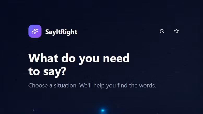 Say It Right