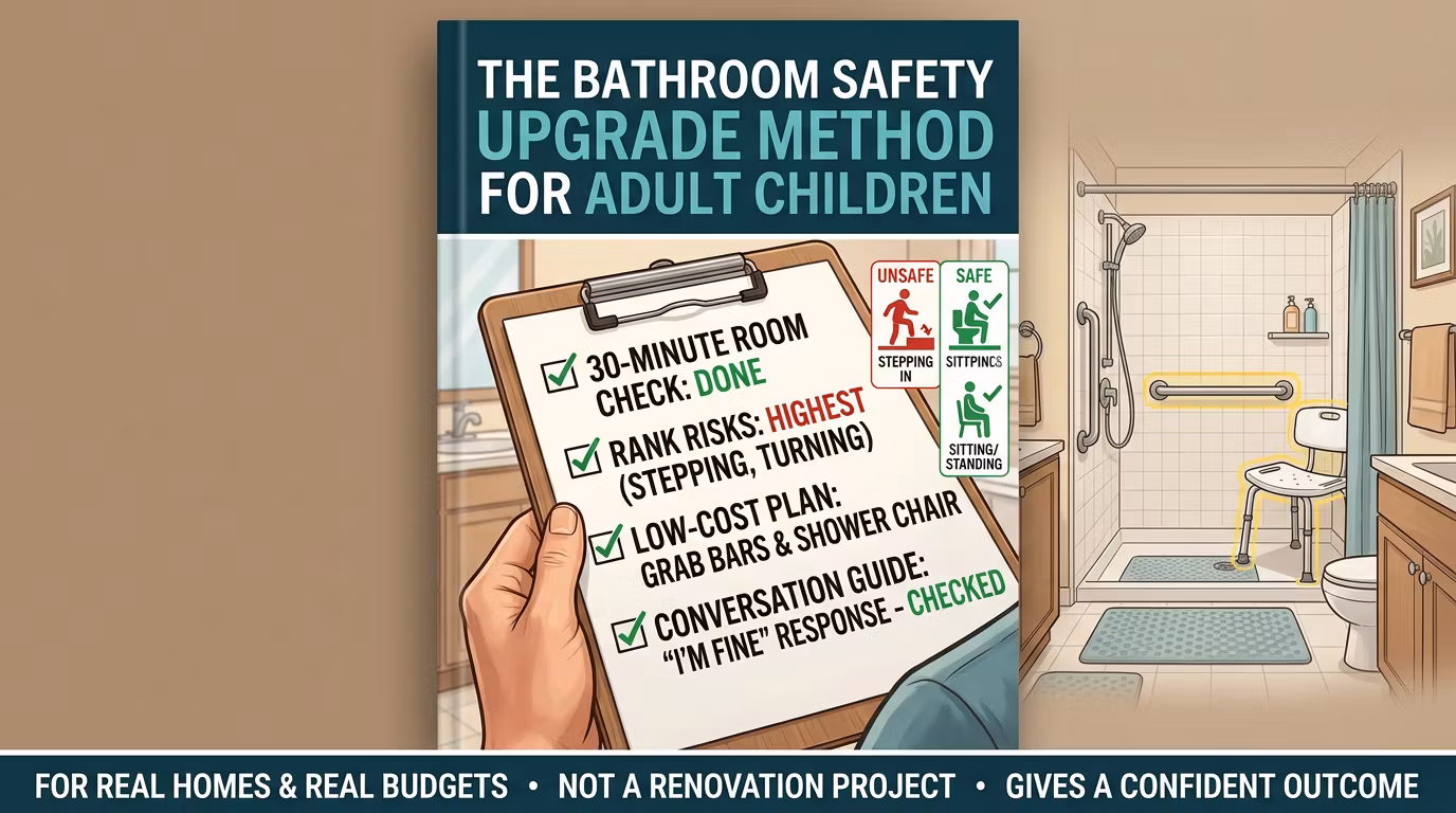 The Bathroom Safety Upgrade Method for Adult Children