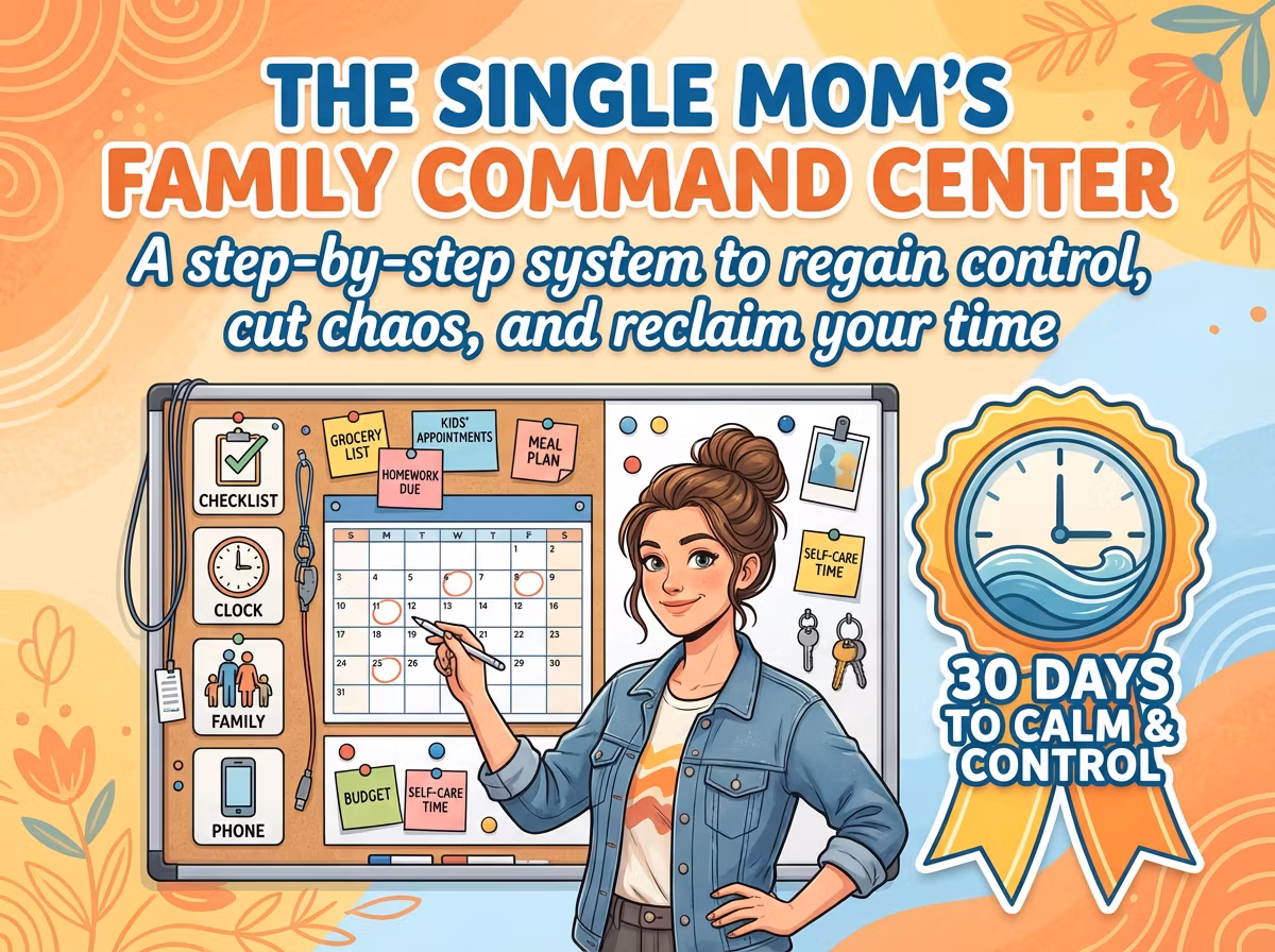 The Single Mom's Family Command Center