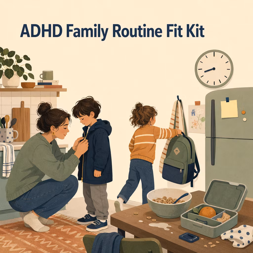 ADHD Family Routine Worksheet