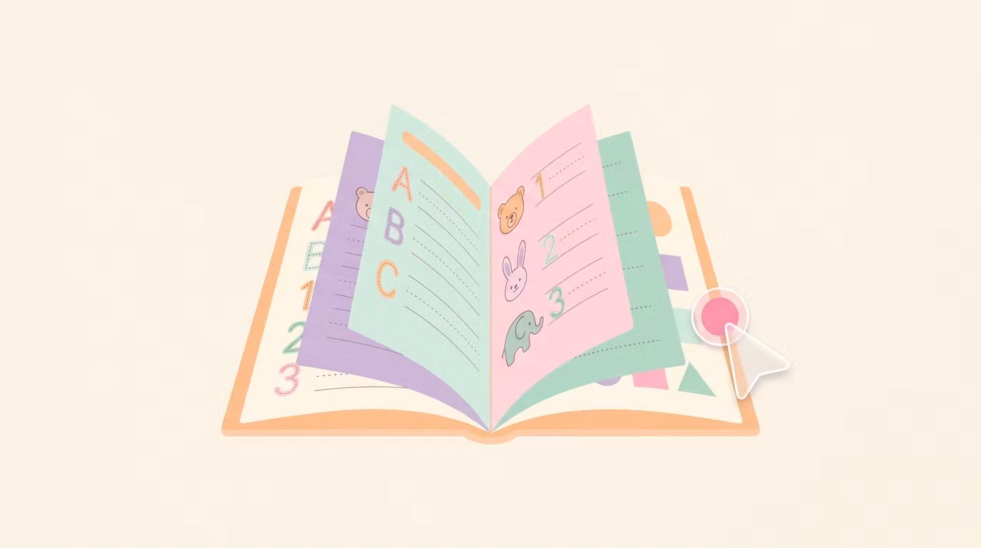 Nursery Math Workbook Canva Pro Template 150+ Pages
