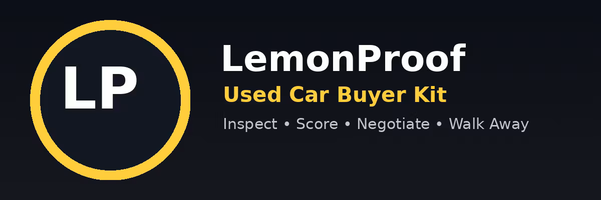 LemonProof Used Car Kit