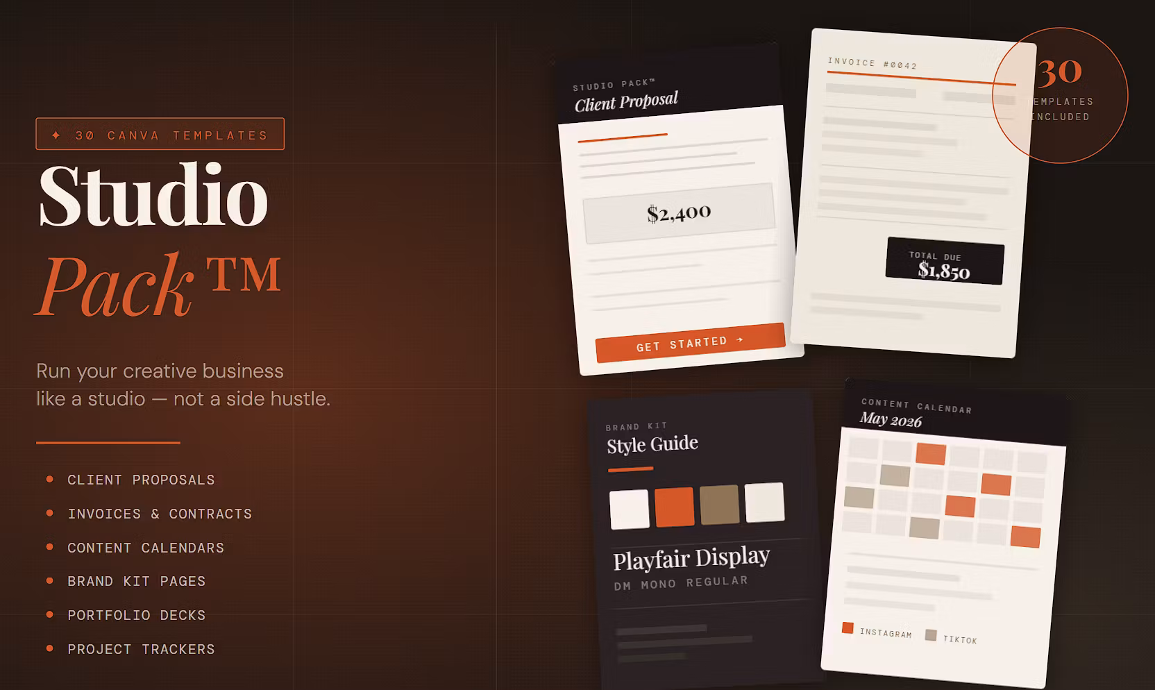 30 Canva Templates