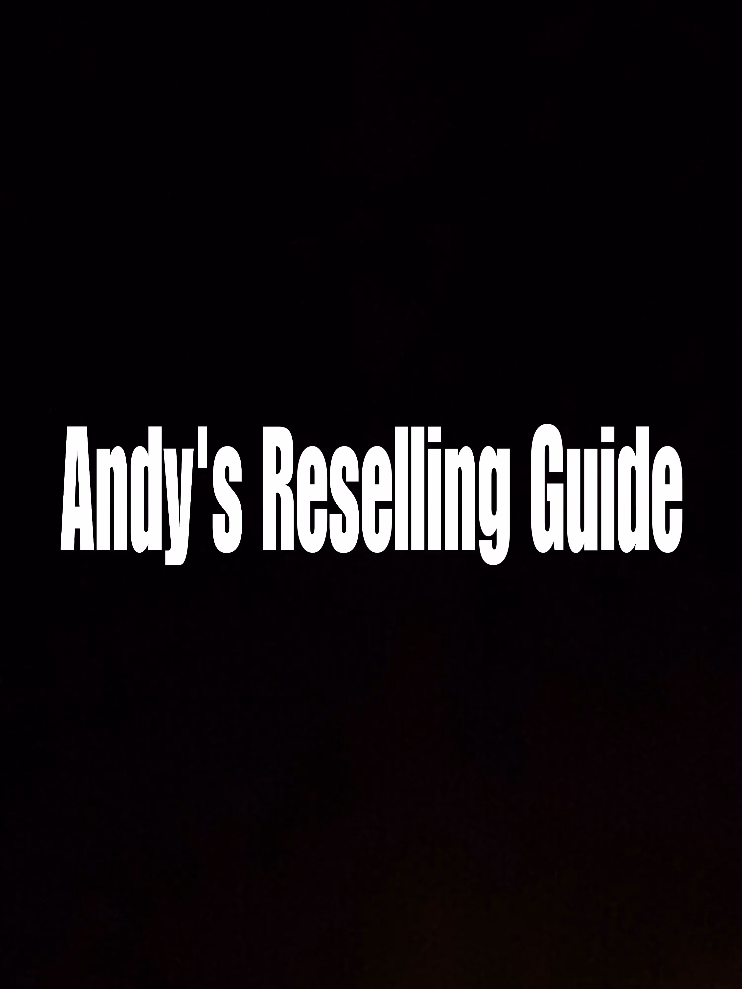 Andys Reslling Guide