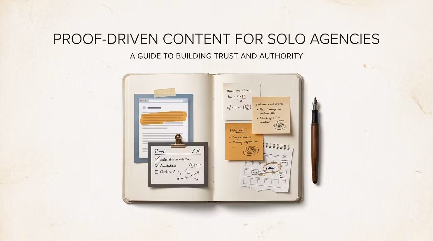 Proof-Driven Content For Solo Agencies