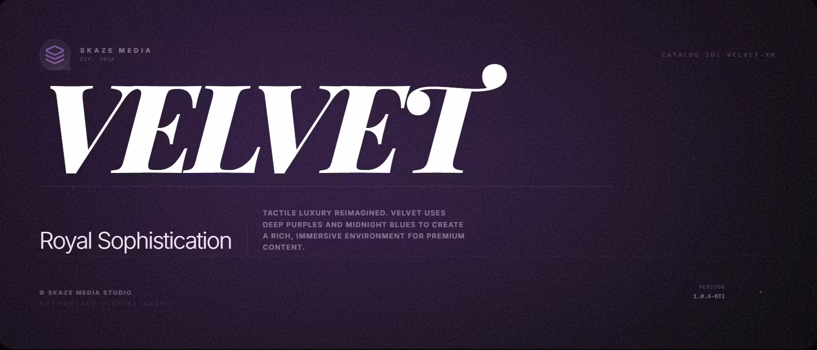 VELVET — Dark Luxury Website Template for Spas, Nails & Wellness Businesses