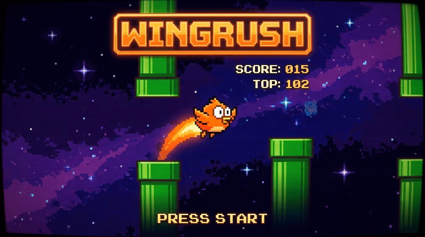 WingRush - Flappy Bird Game