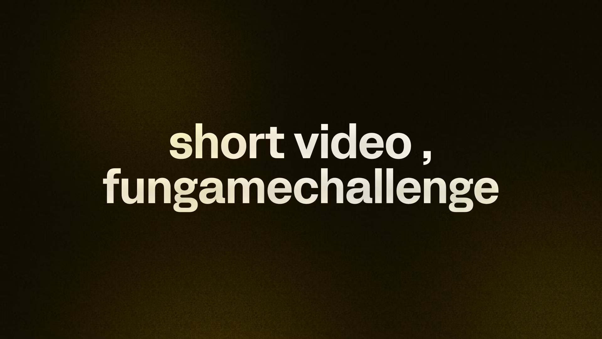 short video , fungamechallenge