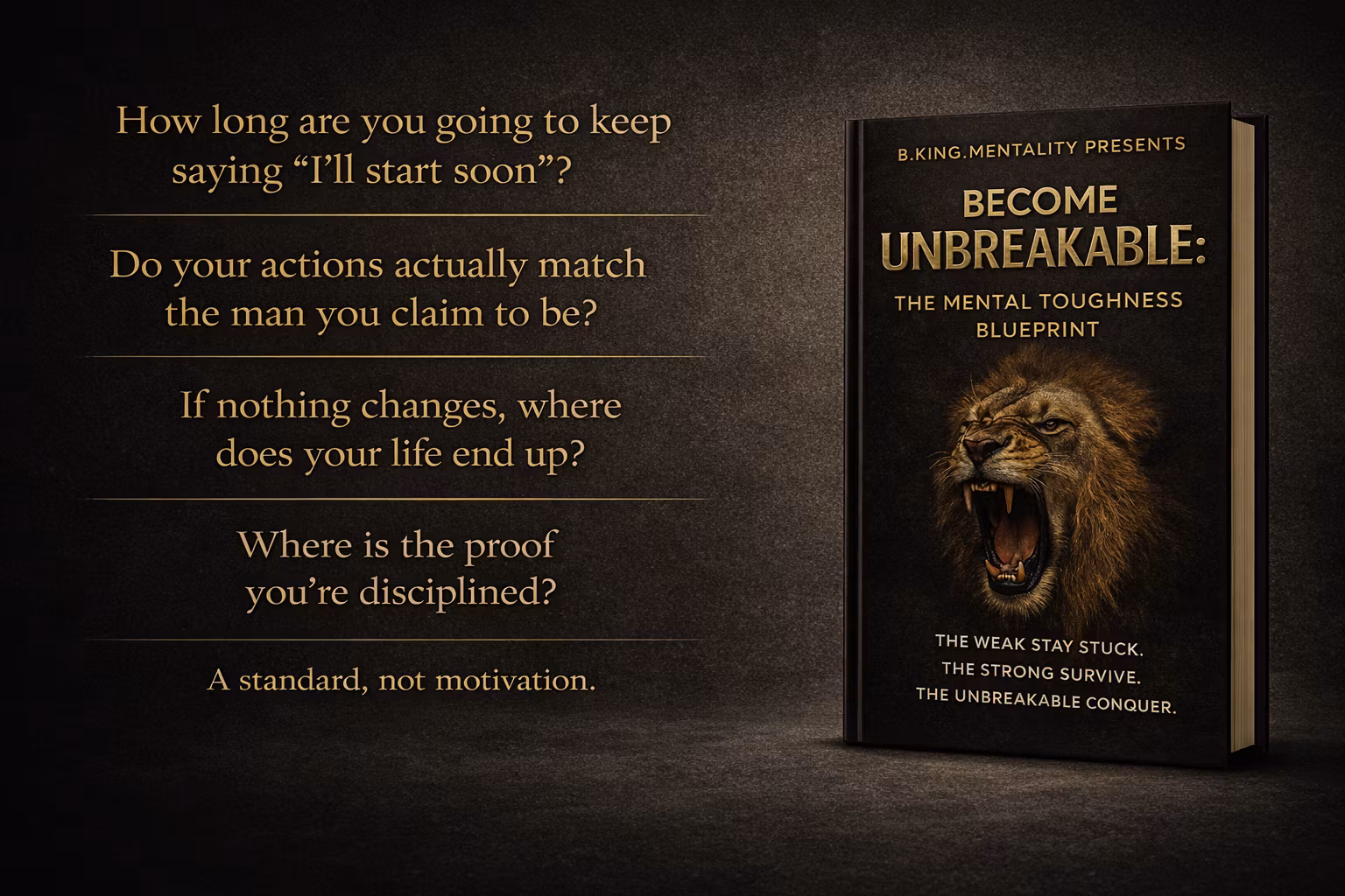 BECOME UNBREAKABLE