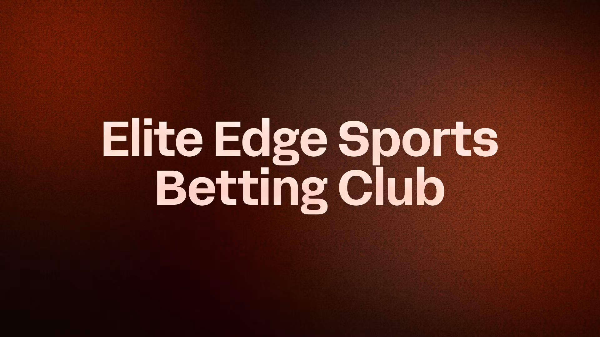 Elite Edge Sports Betting Club