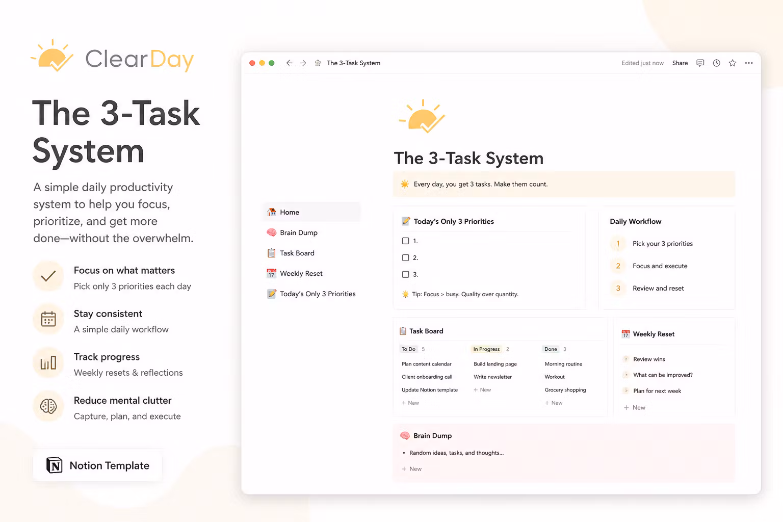 ClearDay: ADHD Task Planner
