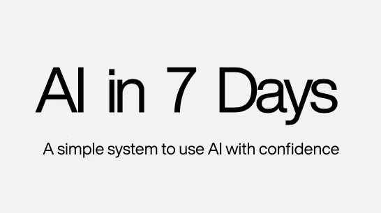 AI in 7 Days